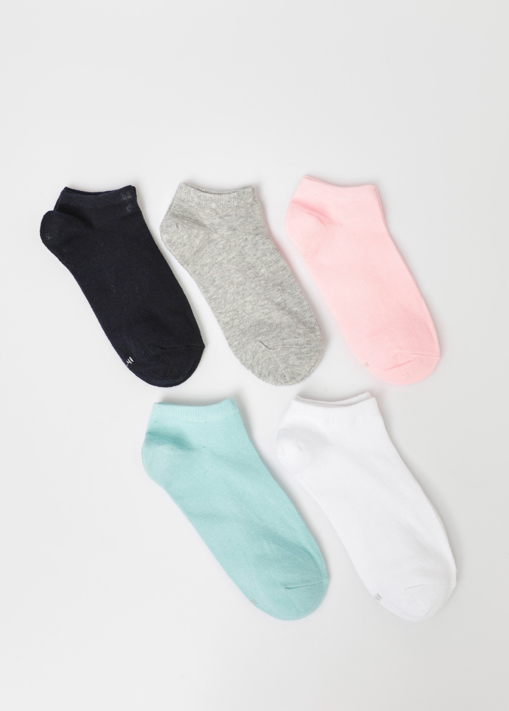Pack_of_5_low_ankle_socks,_pastel_Assorted_turquoise_DE1_slim