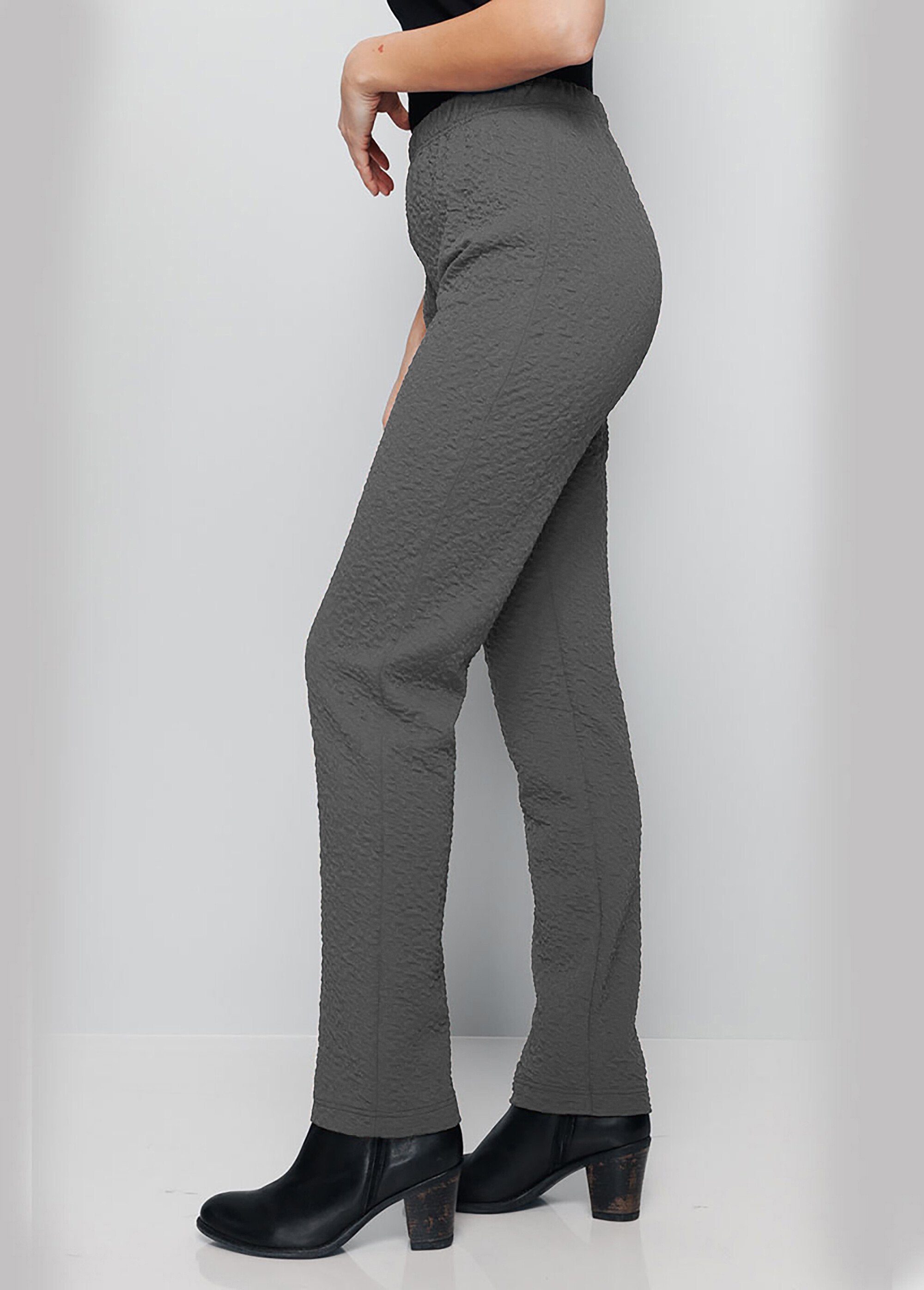 Plain_or_two-tone_stretchy_elasticated_waist_leggings_Plain_gray_DR1_slim