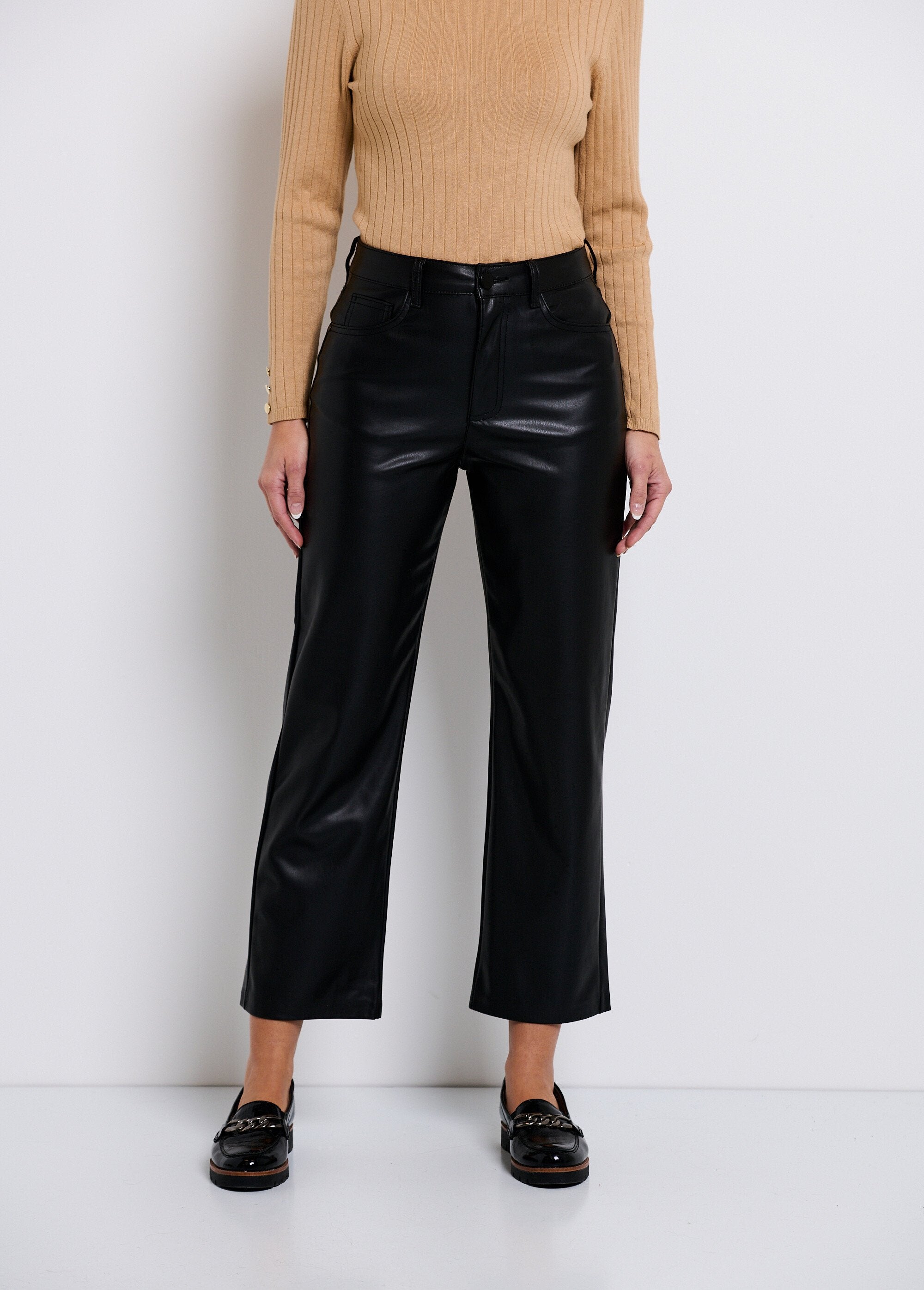 5_pocket_7/8_faux_leather_pants_Black_FA1_slim