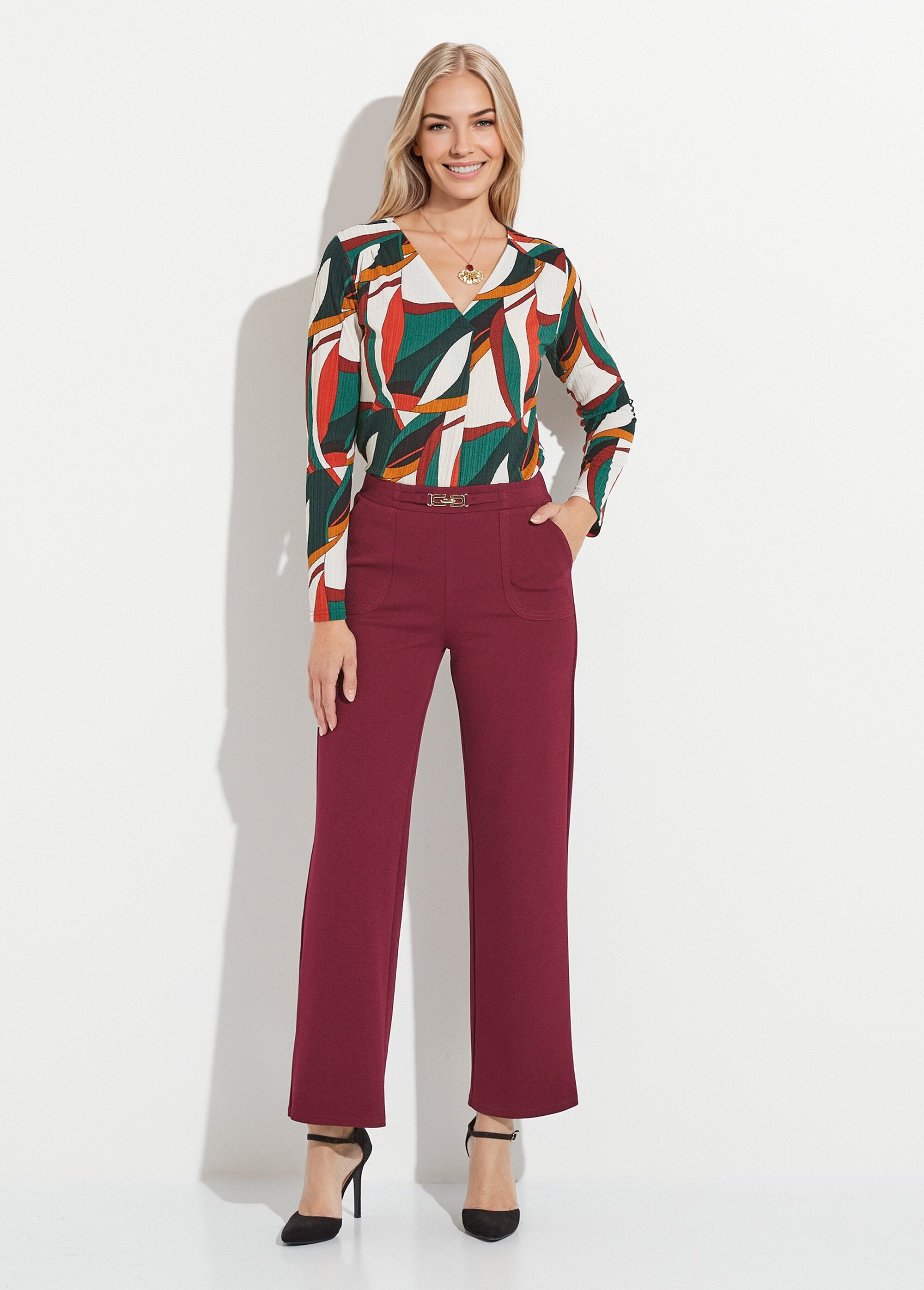Straight_pants_with_elasticated_waist_and_jewel_belt_Bordeaux_SF1_slim