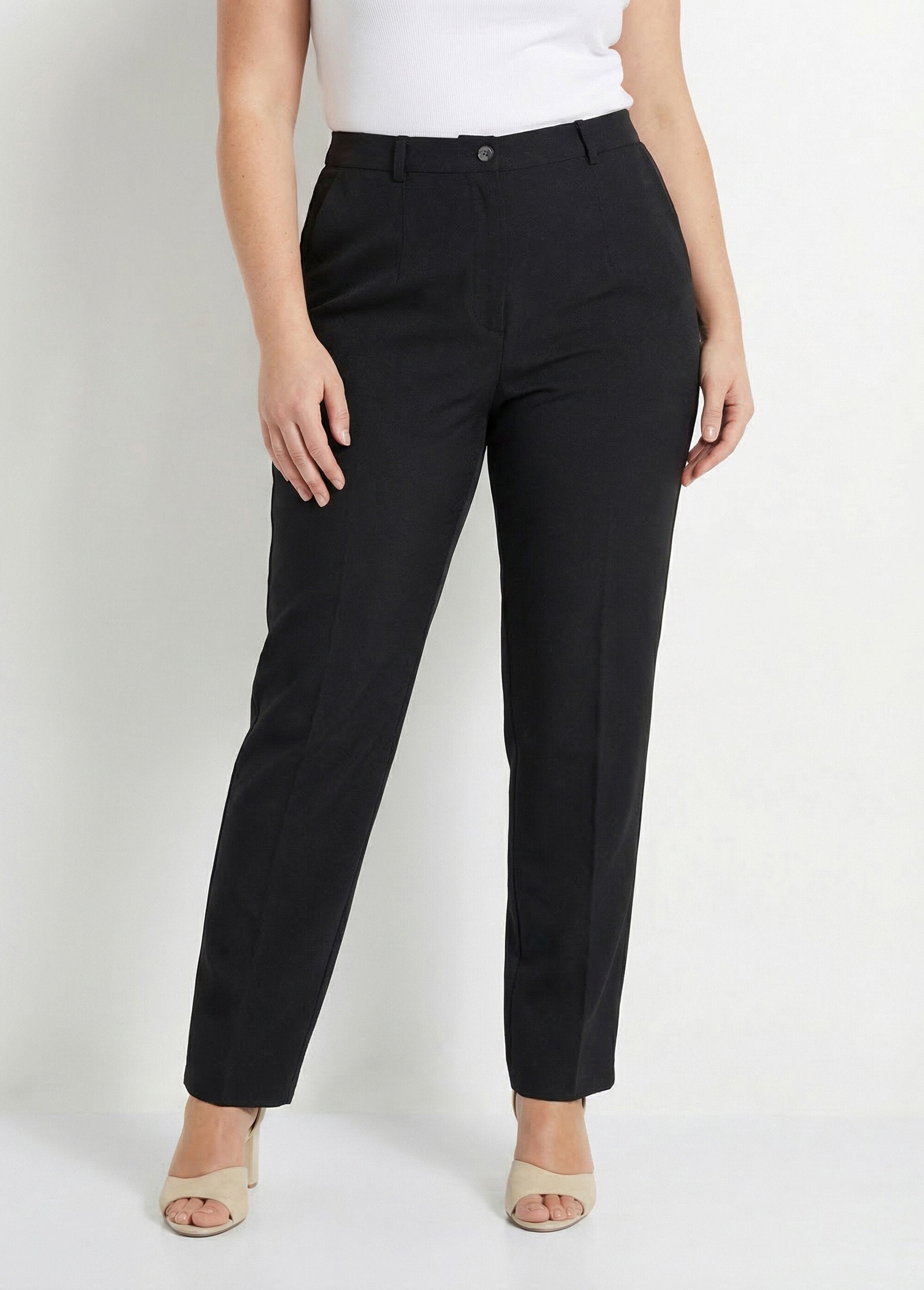 Plain_straight_pants_with_semi-elasticated_waist_Black_FA1_curvy