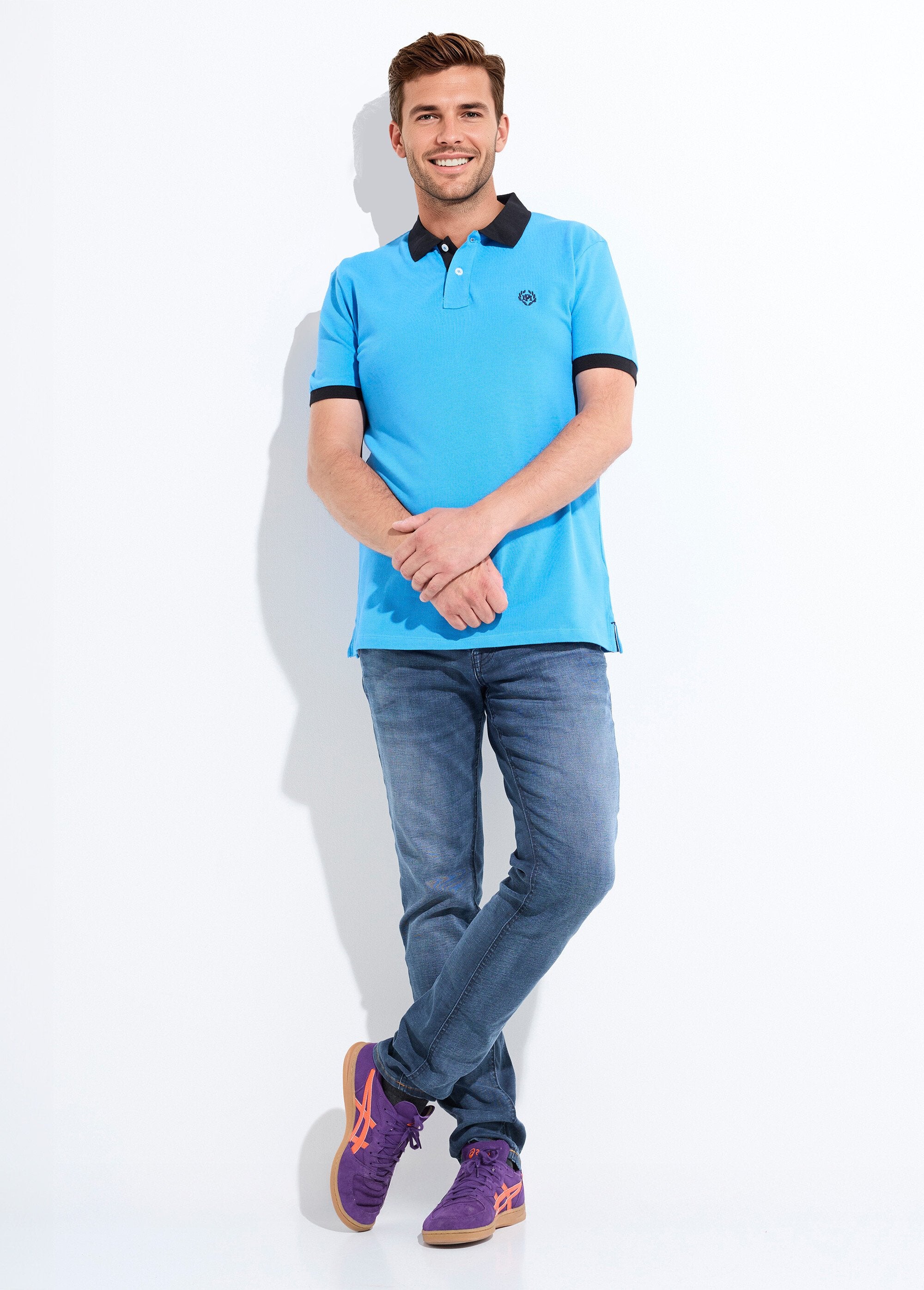 Men's_polo_shirt_with_contrasting_collar_and_sleeves_Blue_SF1_slim