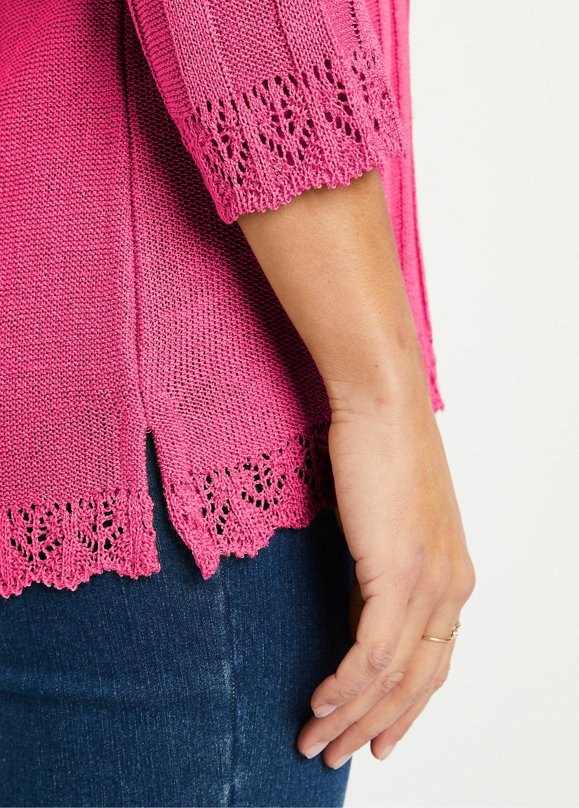 Short_openwork_round_neck_sweater_Fuchsia_DE1_slim