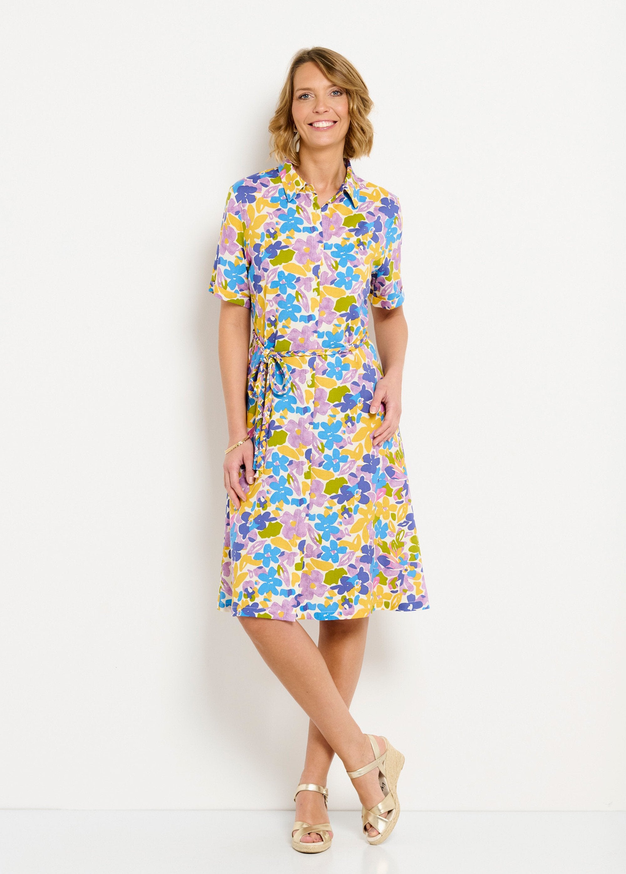 Short_straight_shirt_dress_with_floral_pattern_Multicolor_FA1_slim