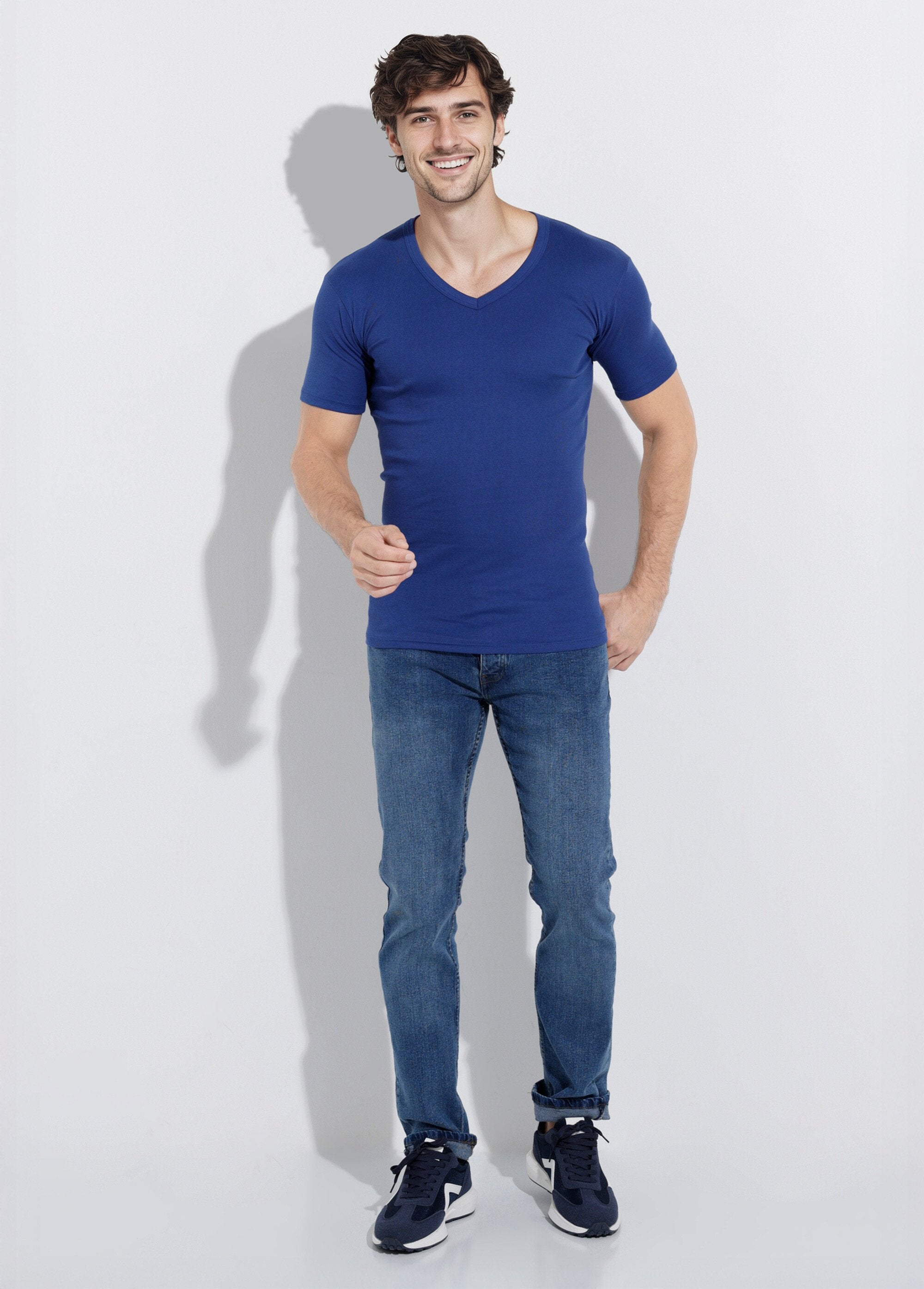 Cotton_V-neck_t-shirt_-_pack_of_2_Indigo_lot_3_SF1_slim