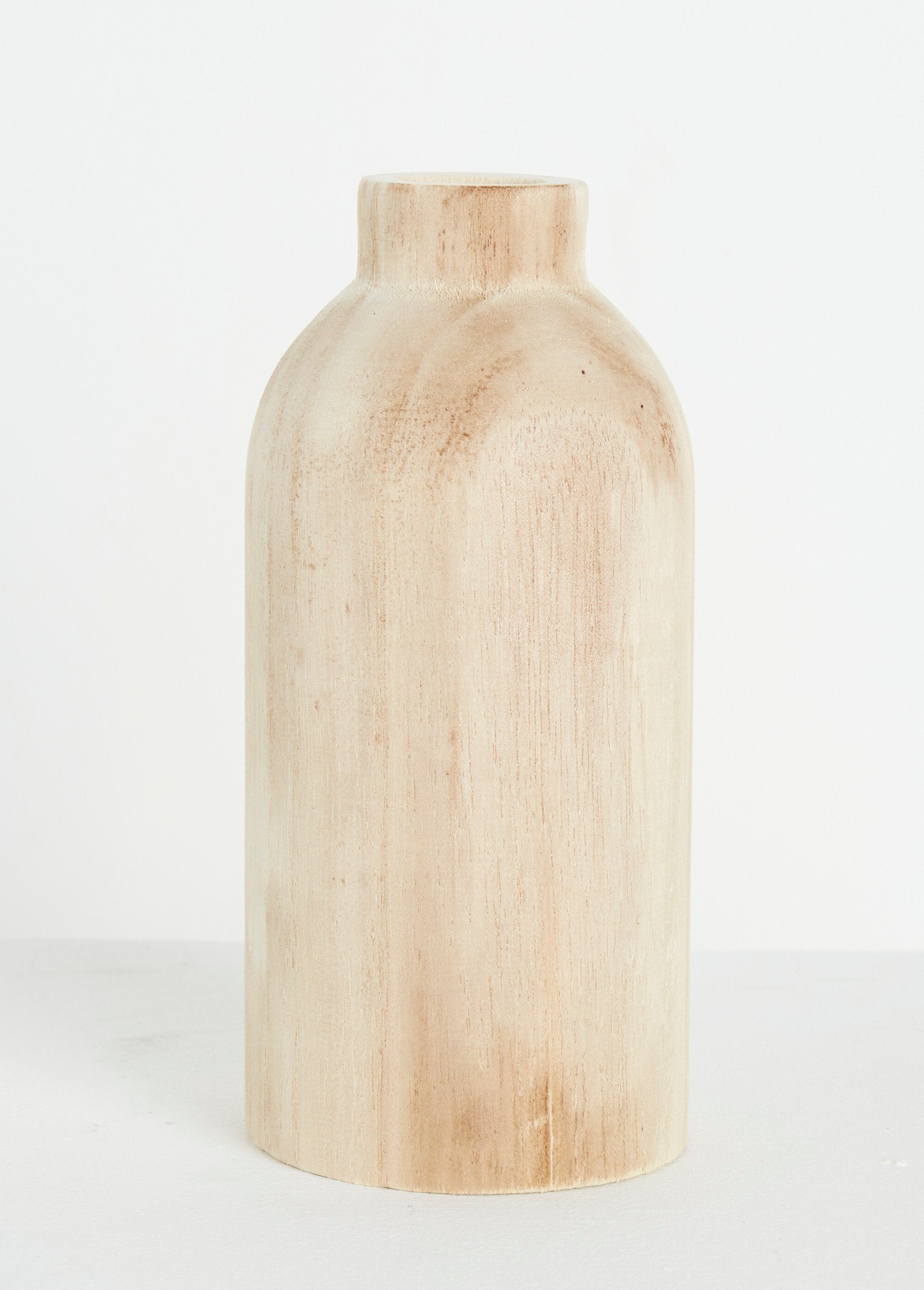 Vase_en_bois_col_étroit,_forme_gélule_Naturel_DE1_slim