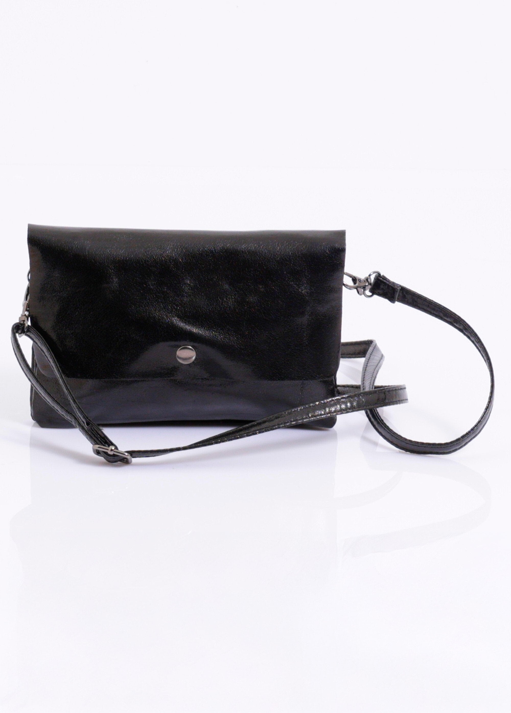 Chic_metallic_clutch_bag_with_flap_Black_FA1_slim