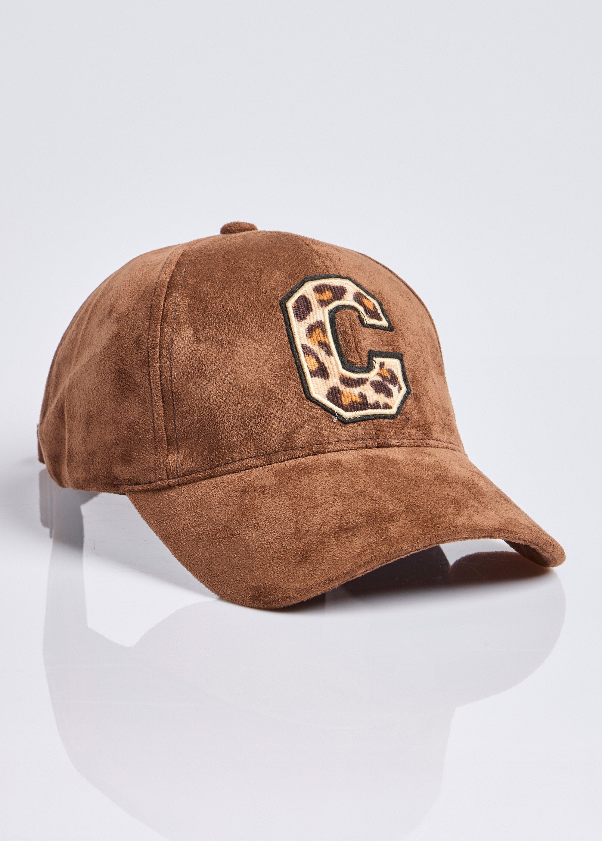 Faux_suede_cap_with_leopard_print_detail_Brown_FA1_slim
