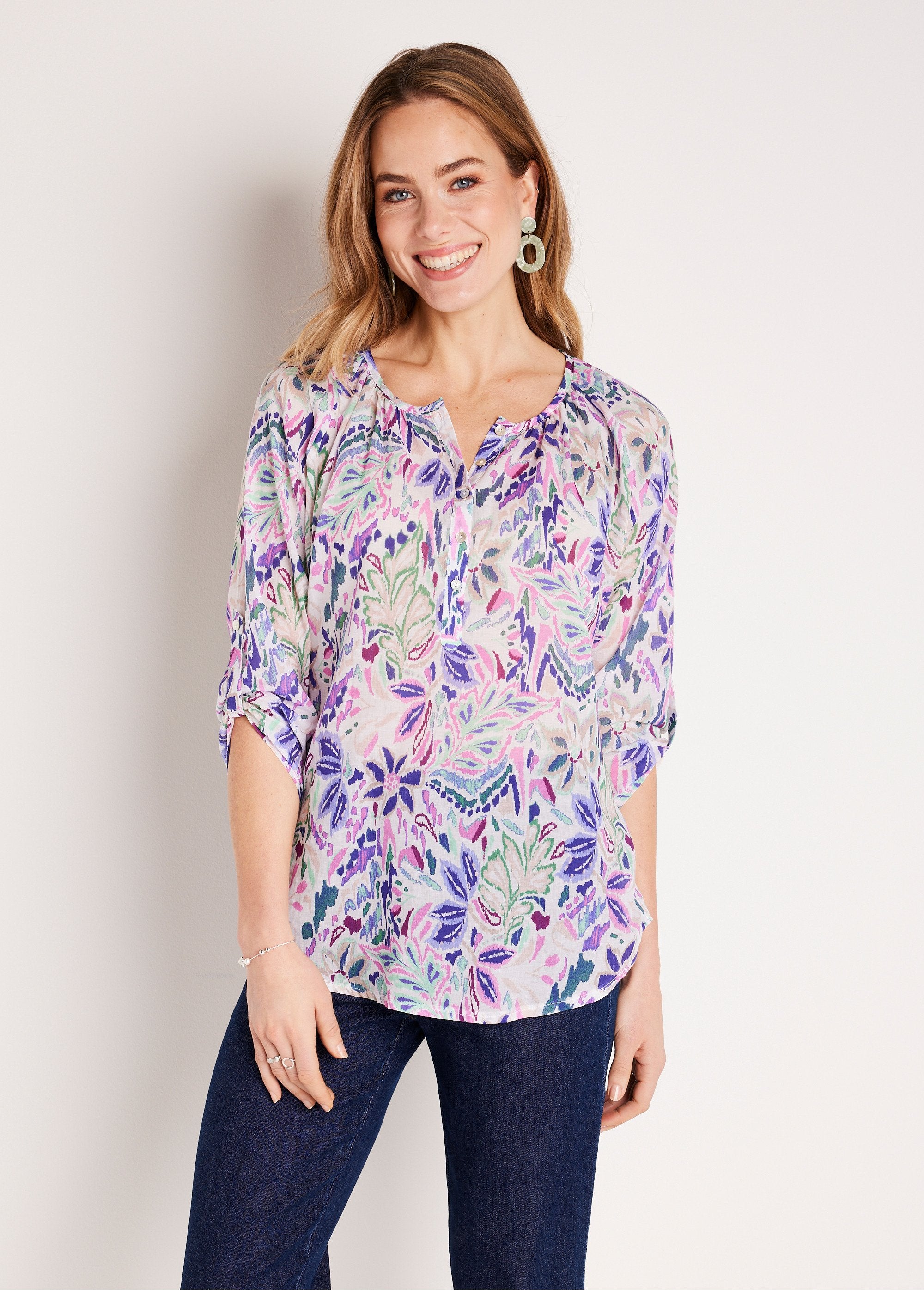 Buttoned_paisley_print_tunic_Purple_and_pink_FA1_slim