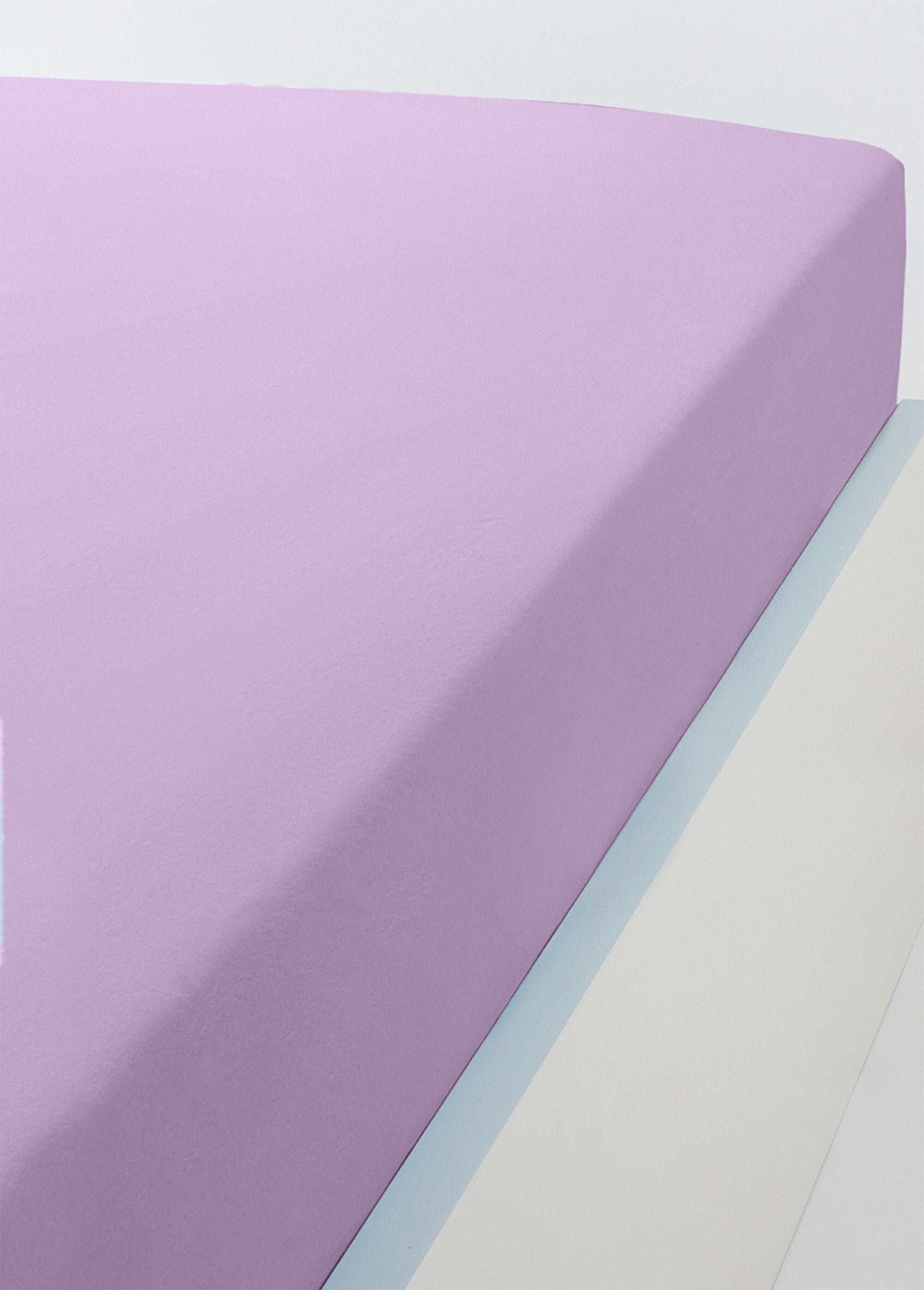 Plain_cotton_jersey_fitted_sheet_-_set_of_2_White+lilac_lot2_FA1_slim