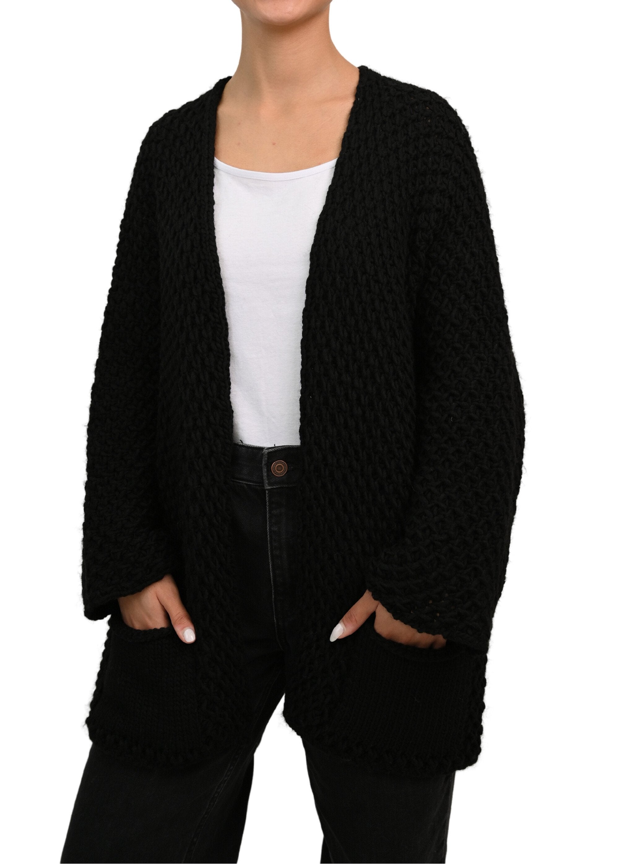 Long_seamless_fancy_knit_vest_Black_FA1_slim