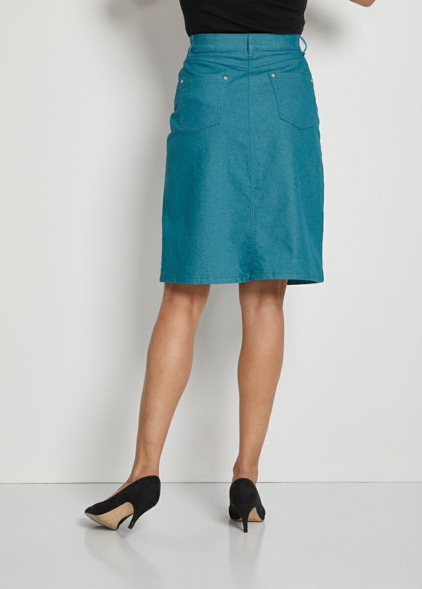 MORPHOSTYLE_skirt_in_stretch_colored_denim_Green_DO1_slim