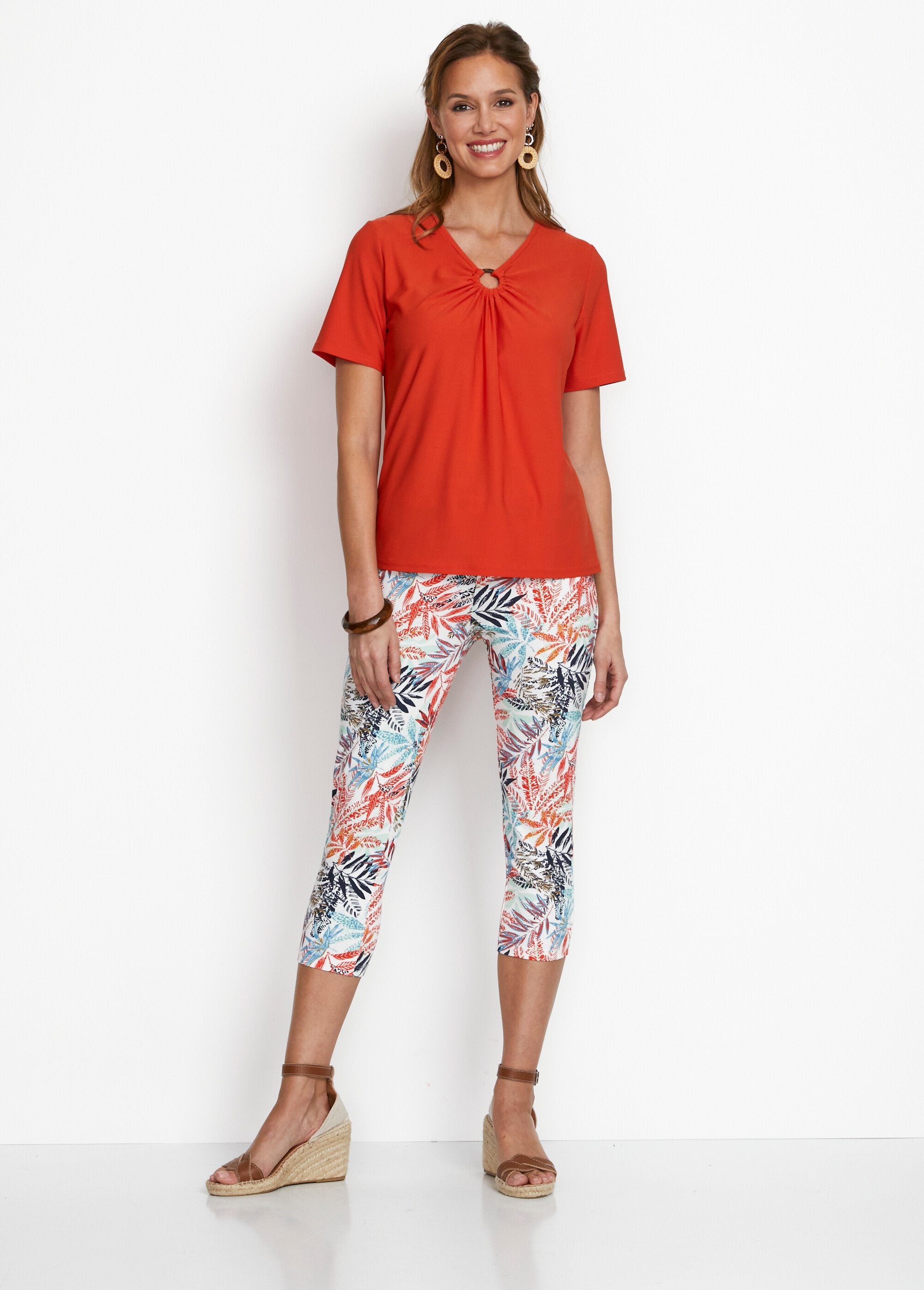 Short_plain_or_printed_cotton_leggings_Multicolor_SF1_slim