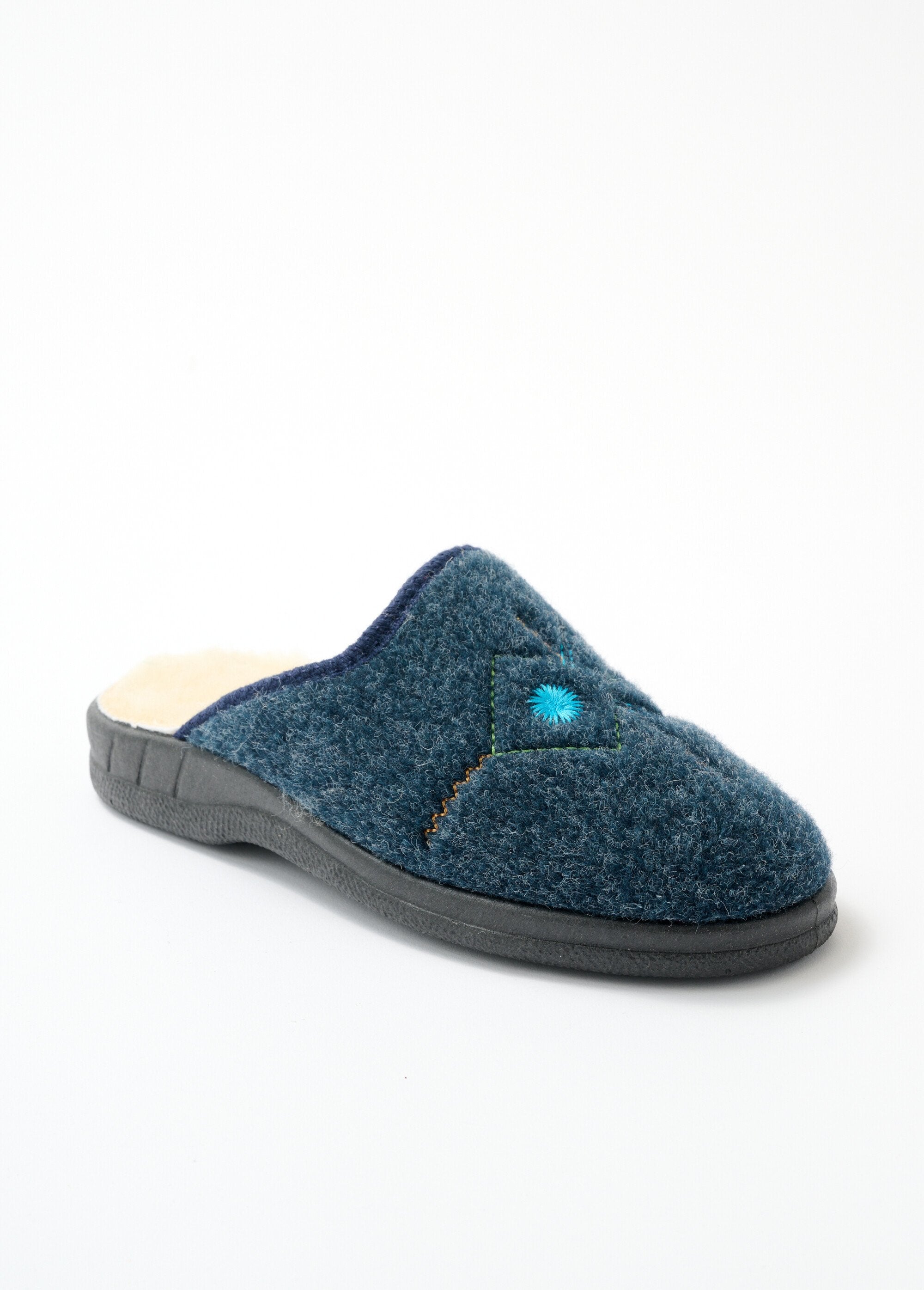 Comfort_width_embroidered_fur-lined_mule_slippers_Marine_FA1_slim