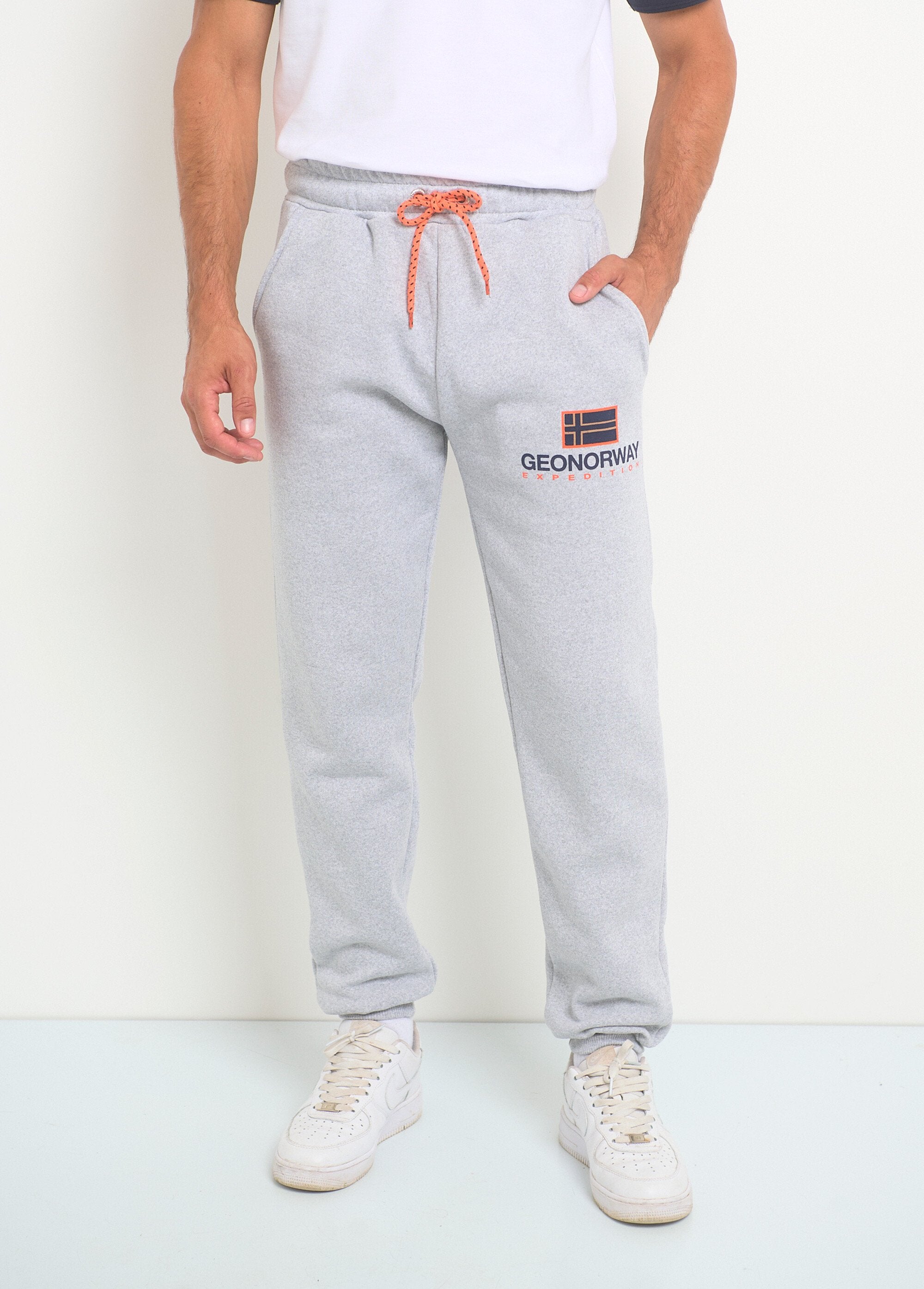 Pantalon_de_jogging_lien_contrasté_Gris_melange_FA1_slim