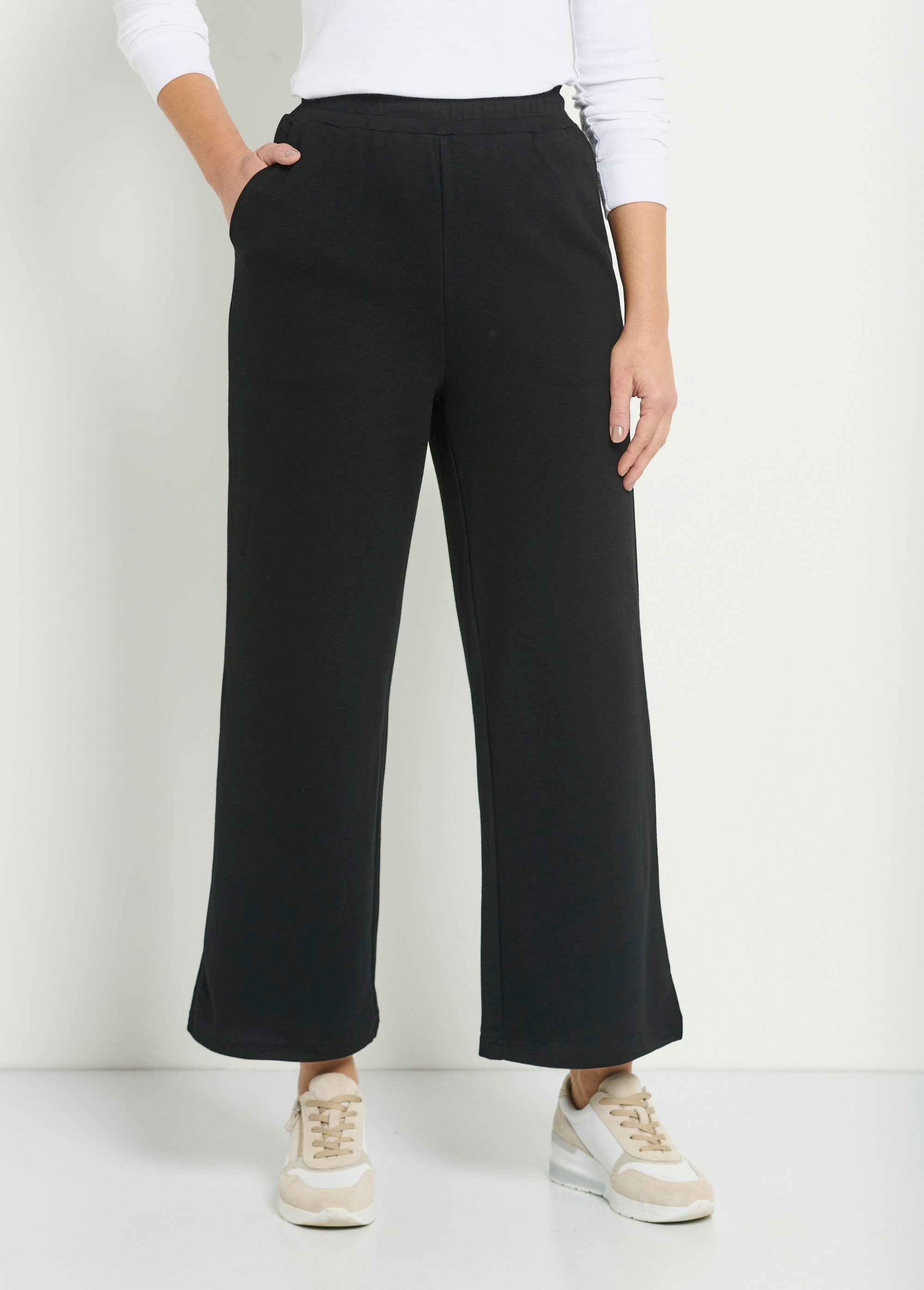 Pantalon_large_confort_maille_polo_Noir_FA1_slim