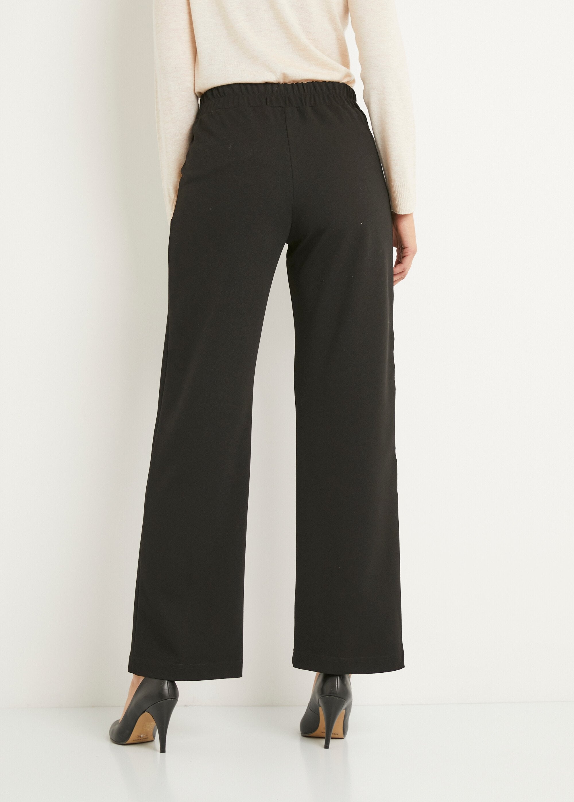 Semi-elasticated_wide-leg_pants,_plain_Black_DO1_slim