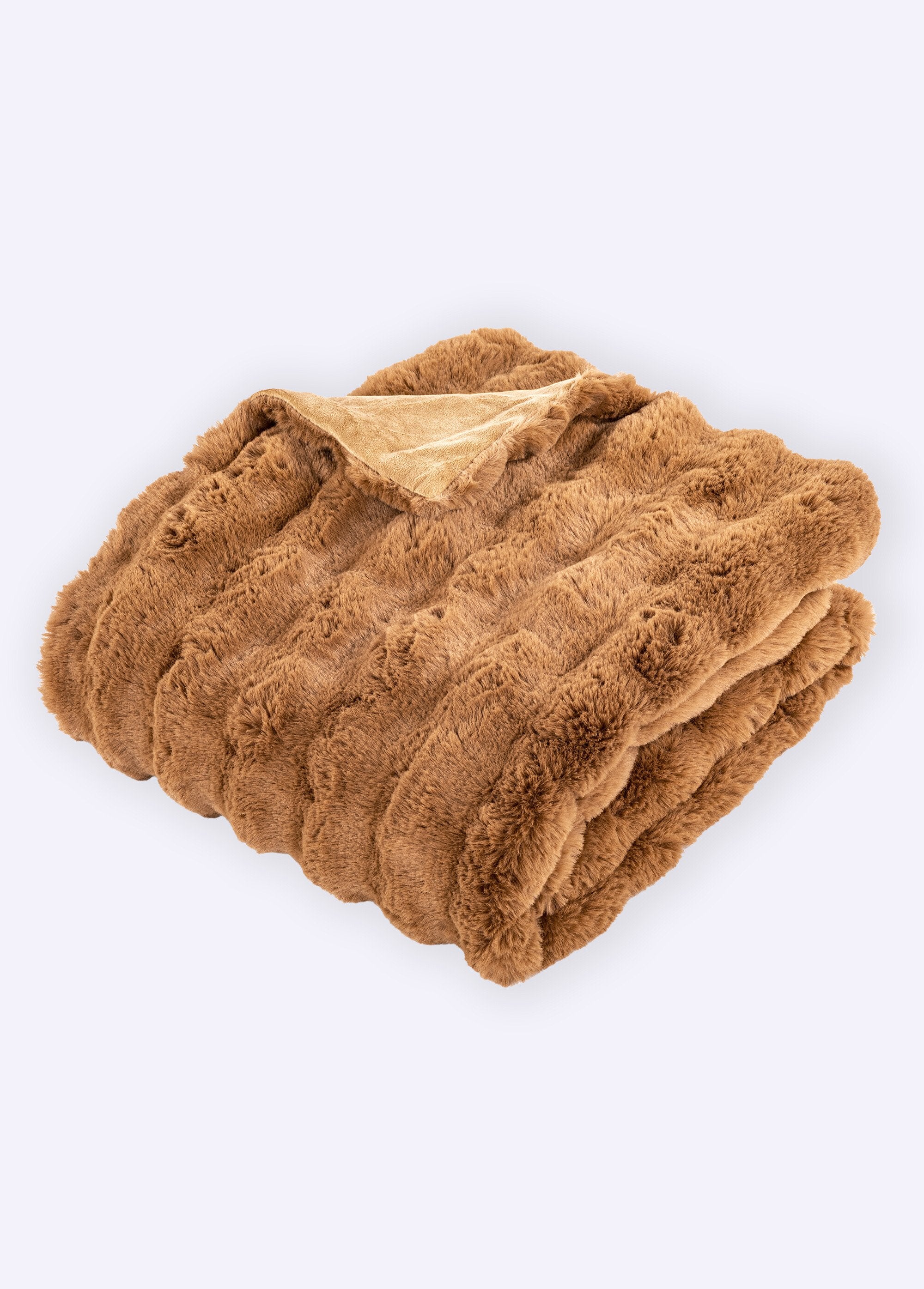 Ribbed_faux_fur_throw_1.8m_x_1.3m_Brown_FA1_slim