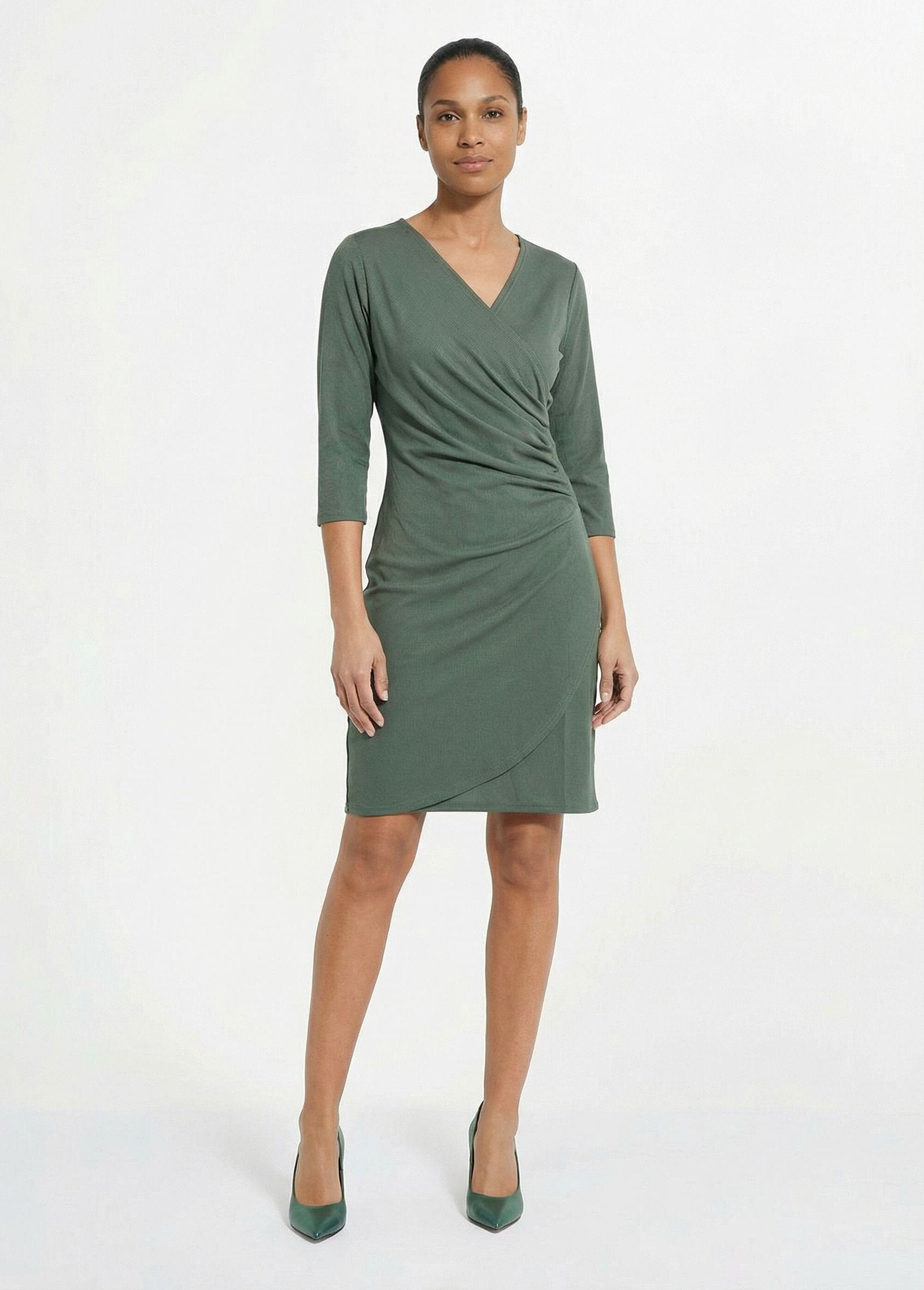 Essential_ribbed_jersey_wrap_dress_Khaki_FA1_slim