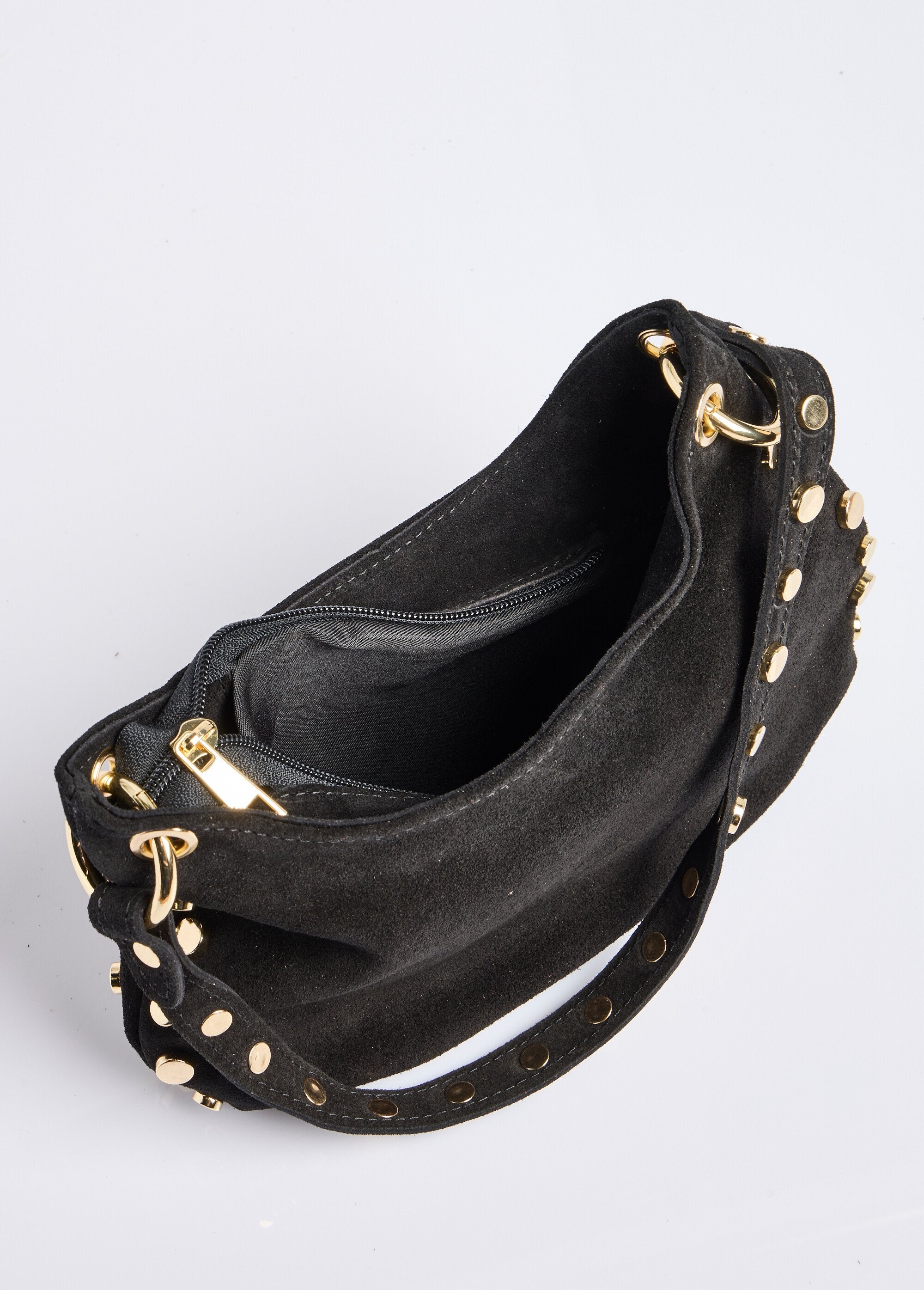 Sac_daim_porté_épaule_avec_clous_métal_Noir_OV1_slim