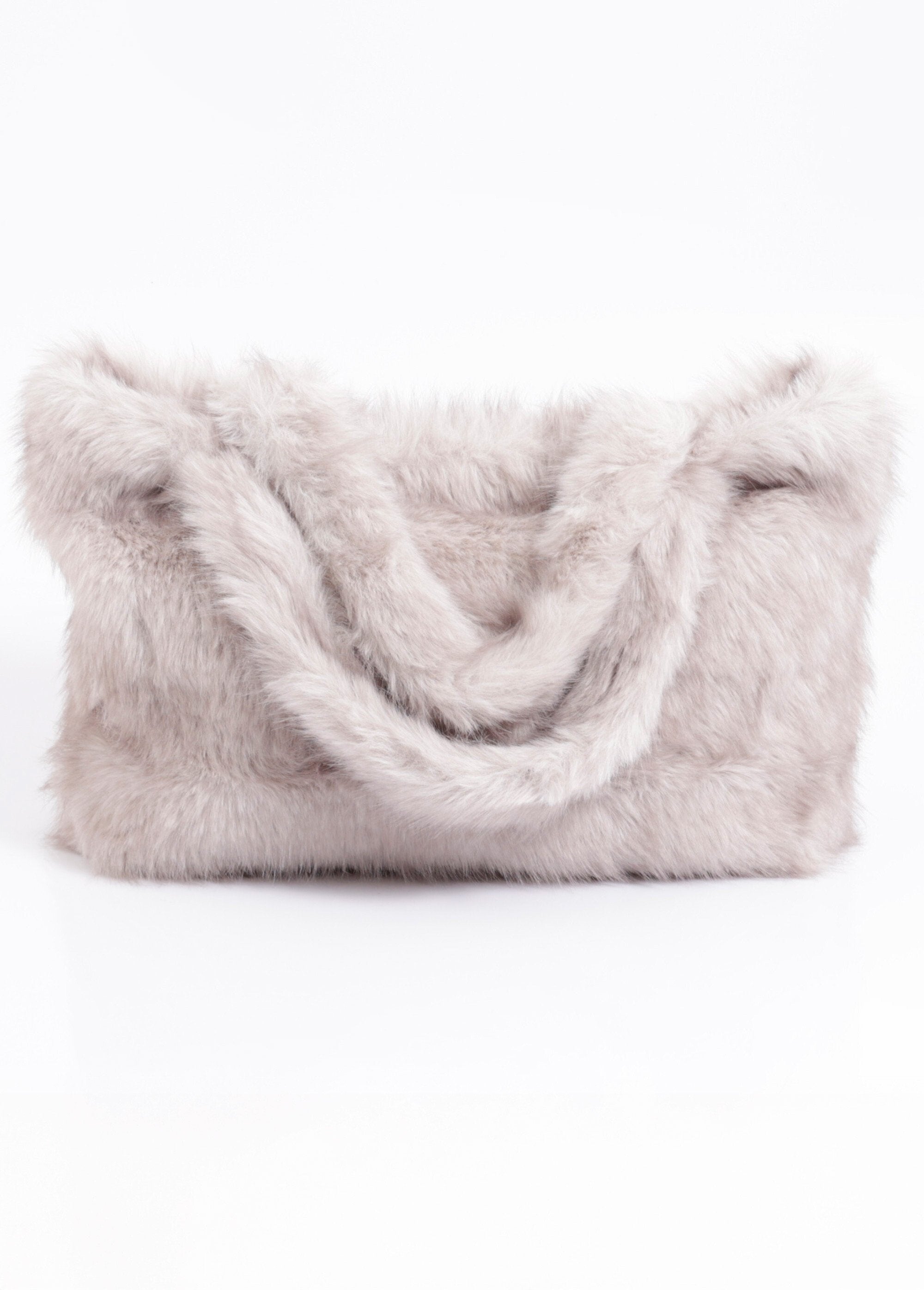 Plain_faux_fur_bag_Gray_FA1_slim