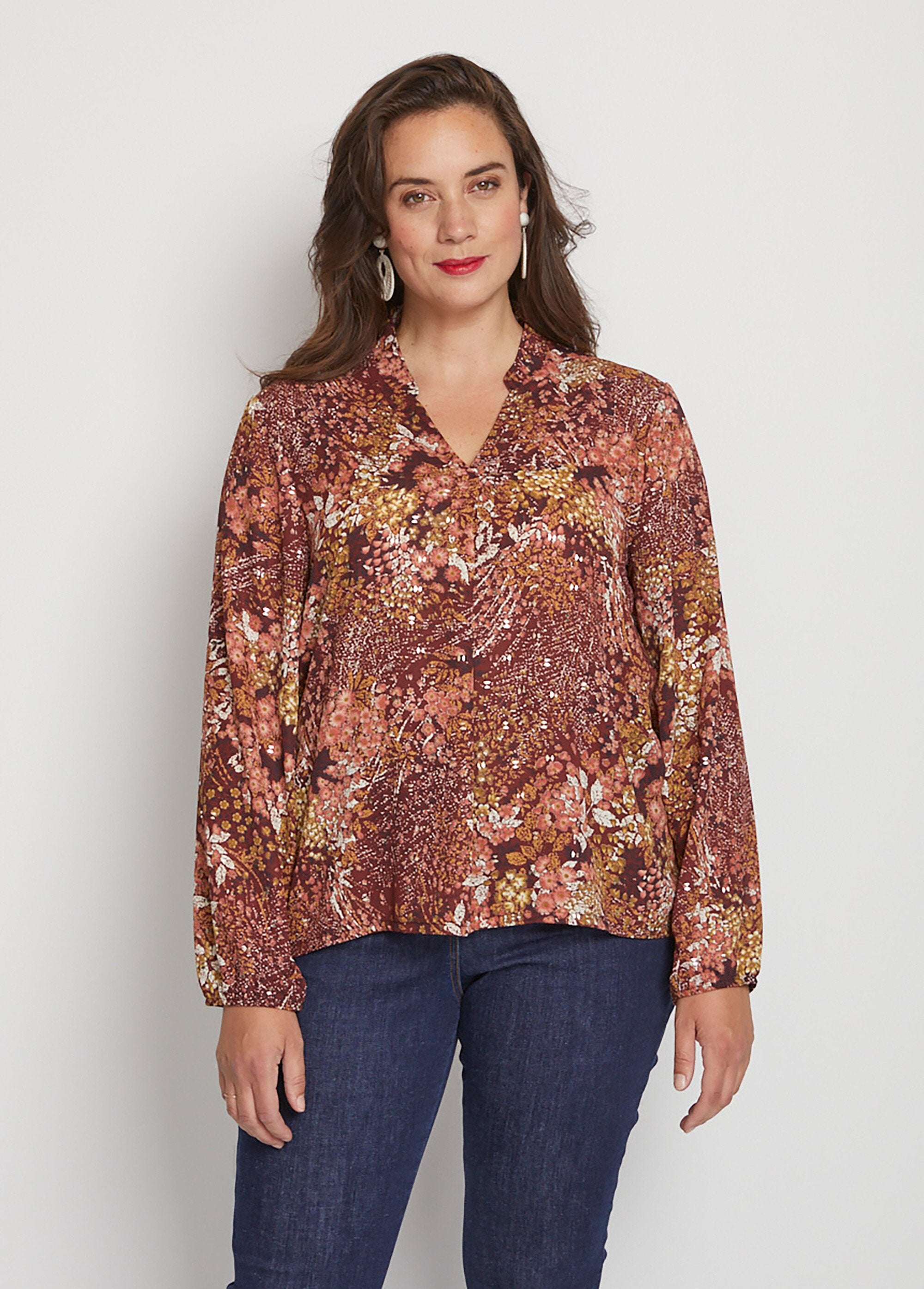 Loose_long-sleeved_printed_tunic_Plum_print_FA1_curvy