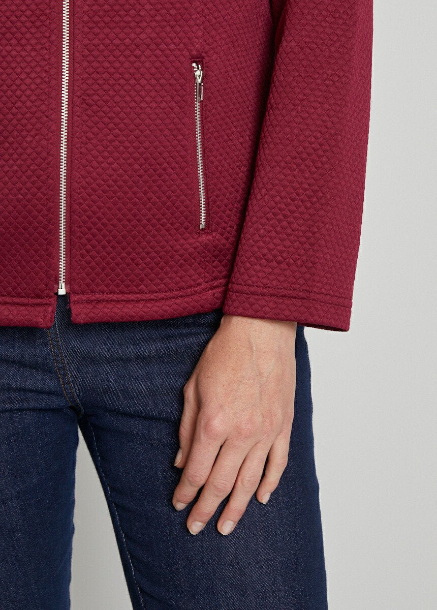 Collarless_fitted_jacket_Plum_DE2_slim