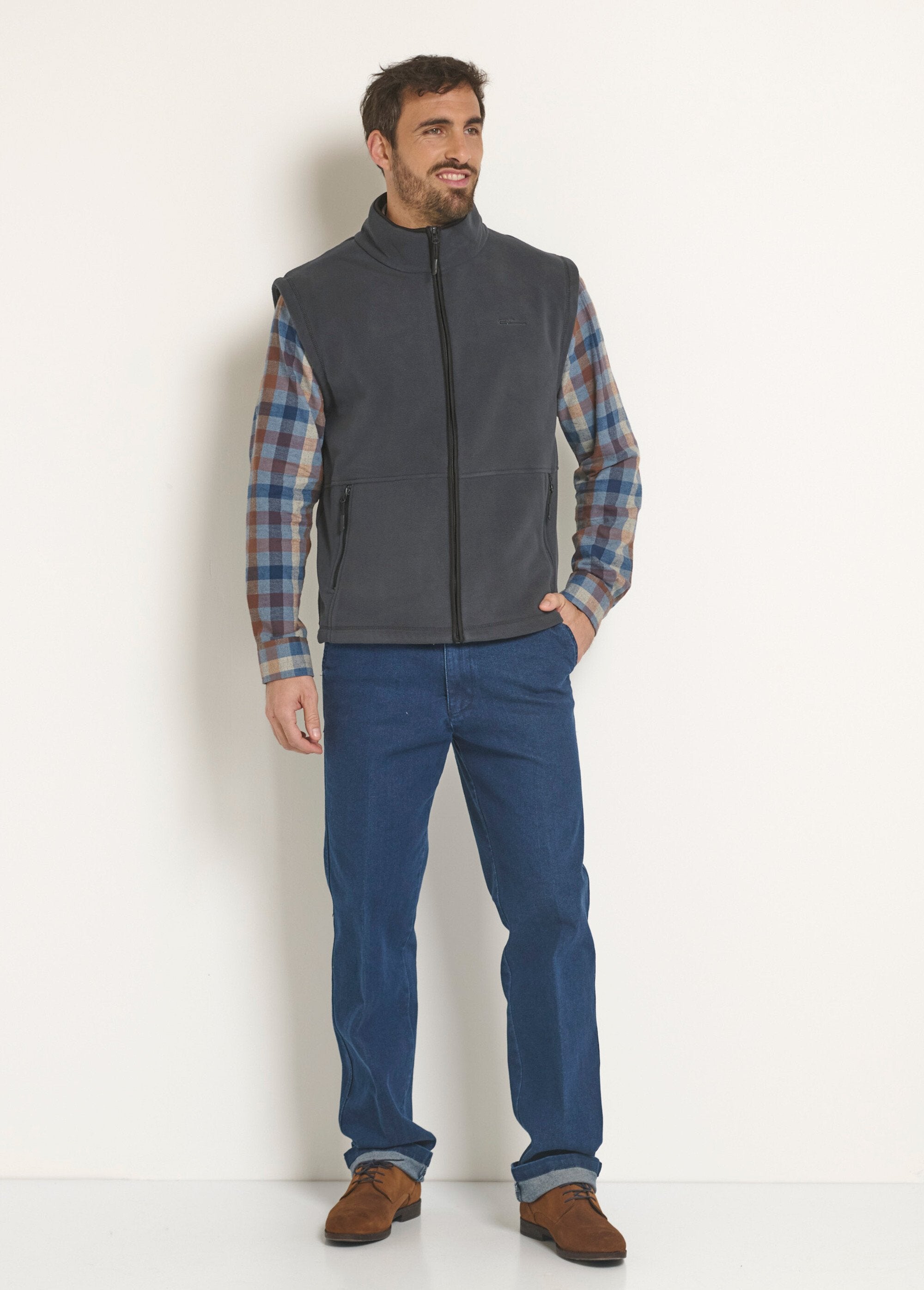 Sleeveless_fleece_jacket_with_high_collar_Blue_SF1_slim